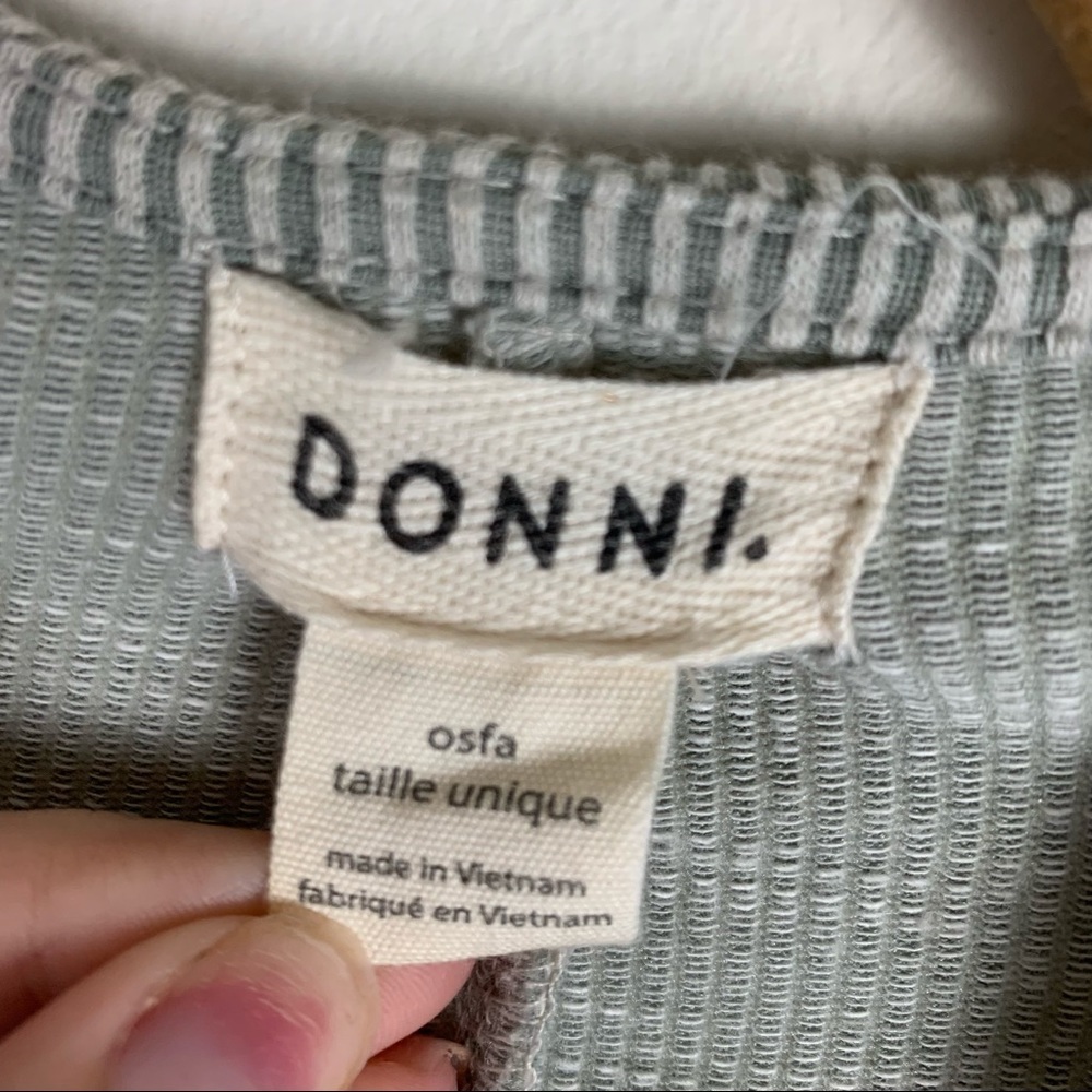 DONNI. long Gray Long Sleeve Cardigan Sweater - Picture 6 of 6